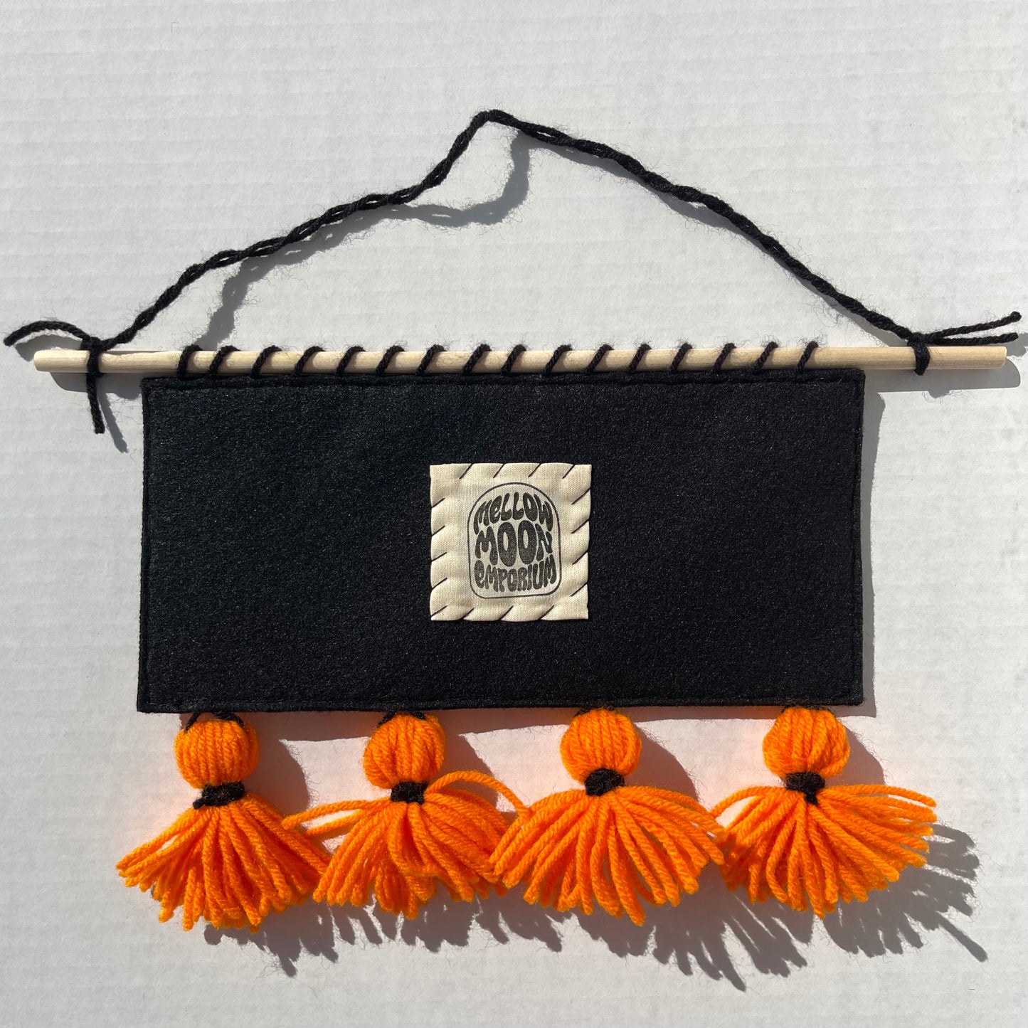 Boo Needlepoint Wall Hanging