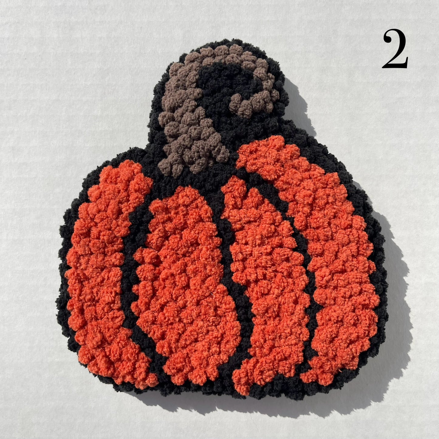Pumpkin Punch Needle Wall Hanging