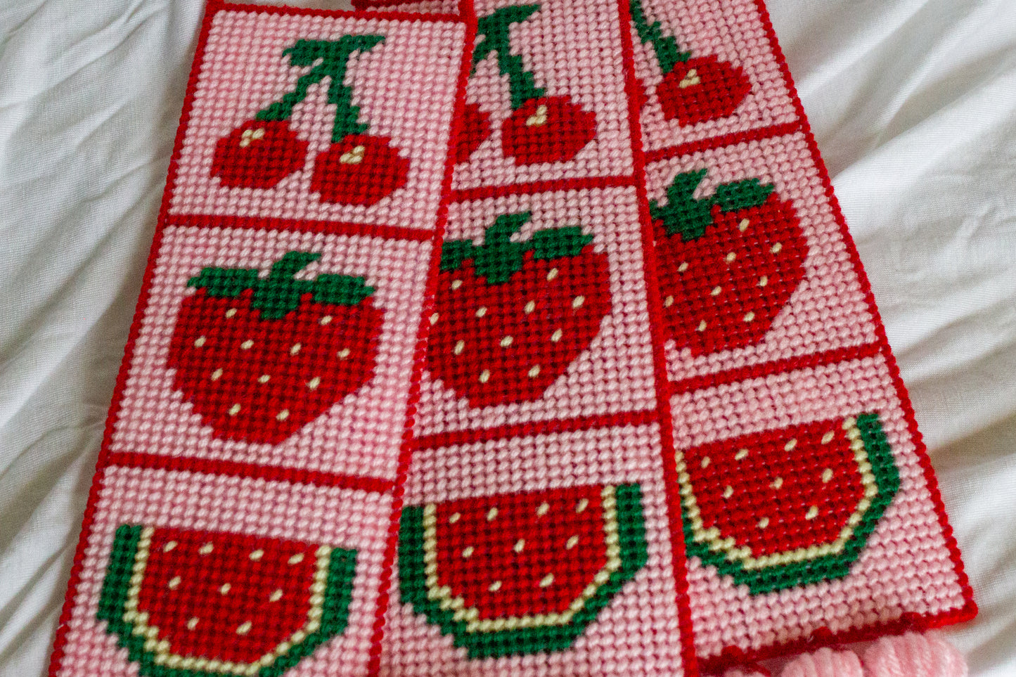 Fruity Needlepoint Wall Hanging