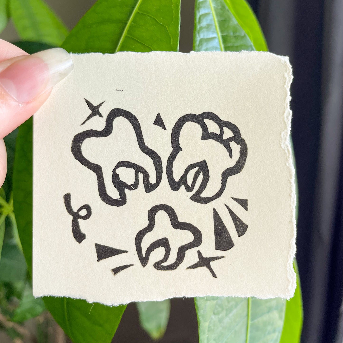 Tooth Needlepoint Bag Charm