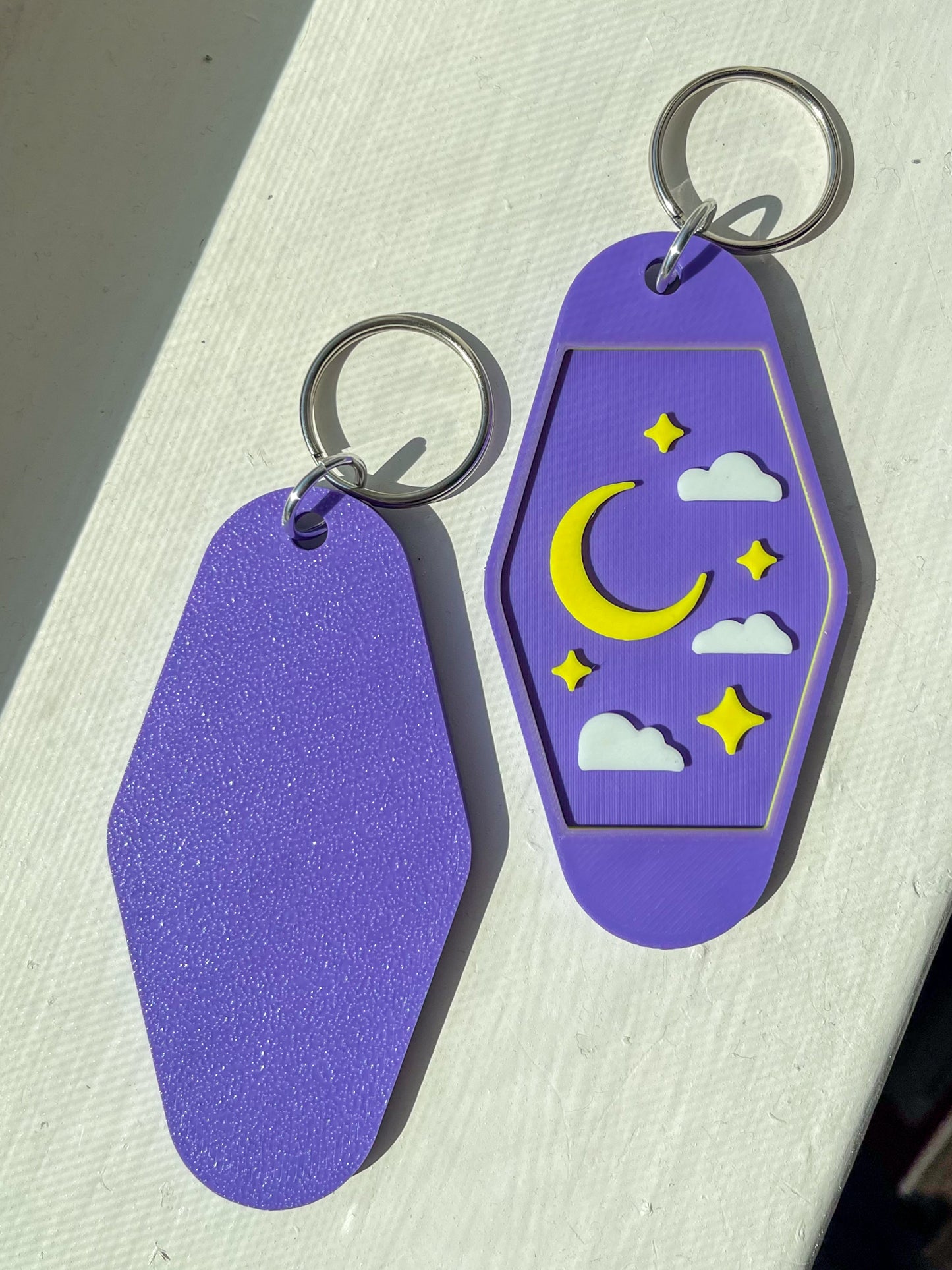 Moon Motel Keychain
