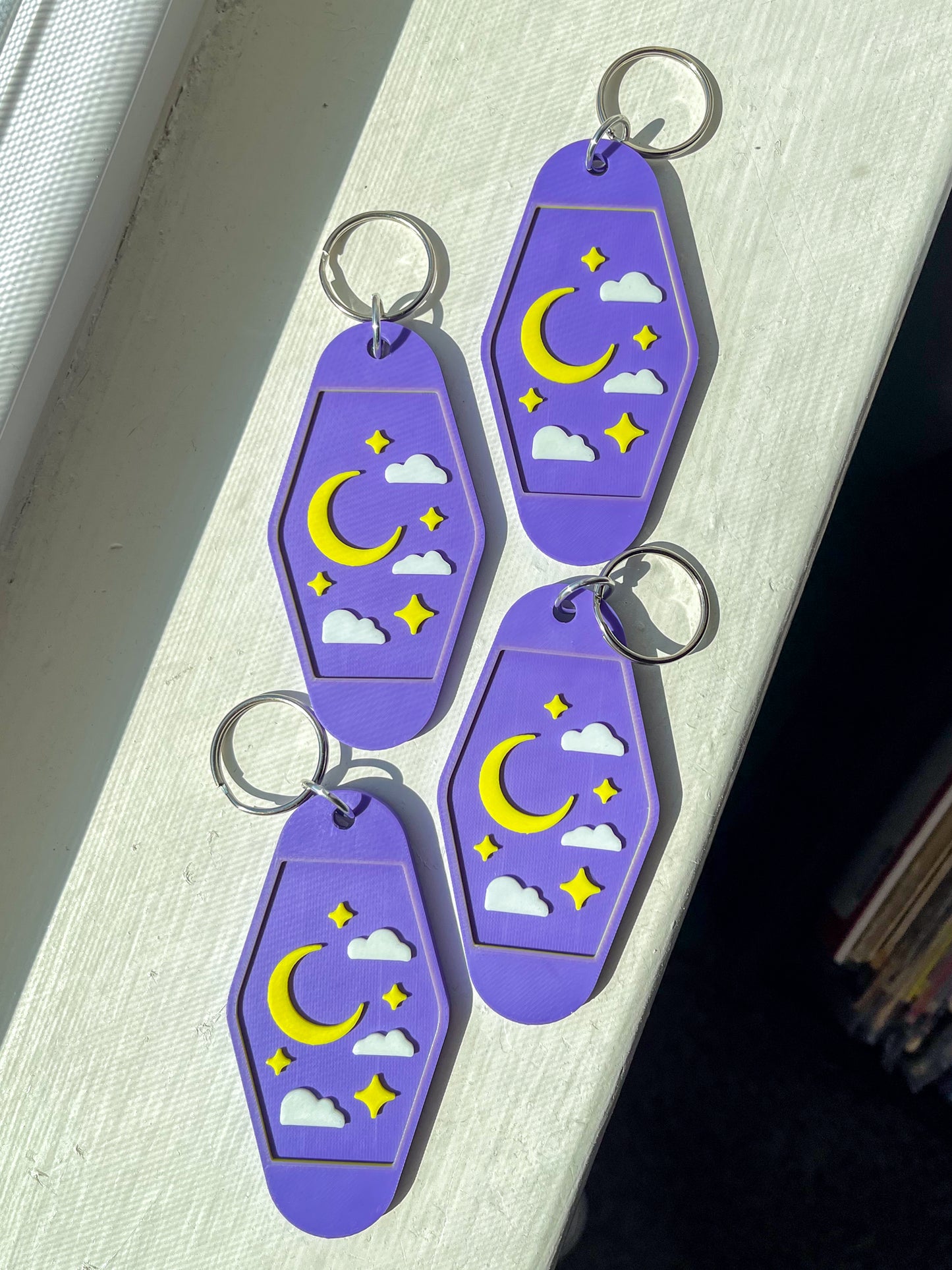 Moon Motel Keychain