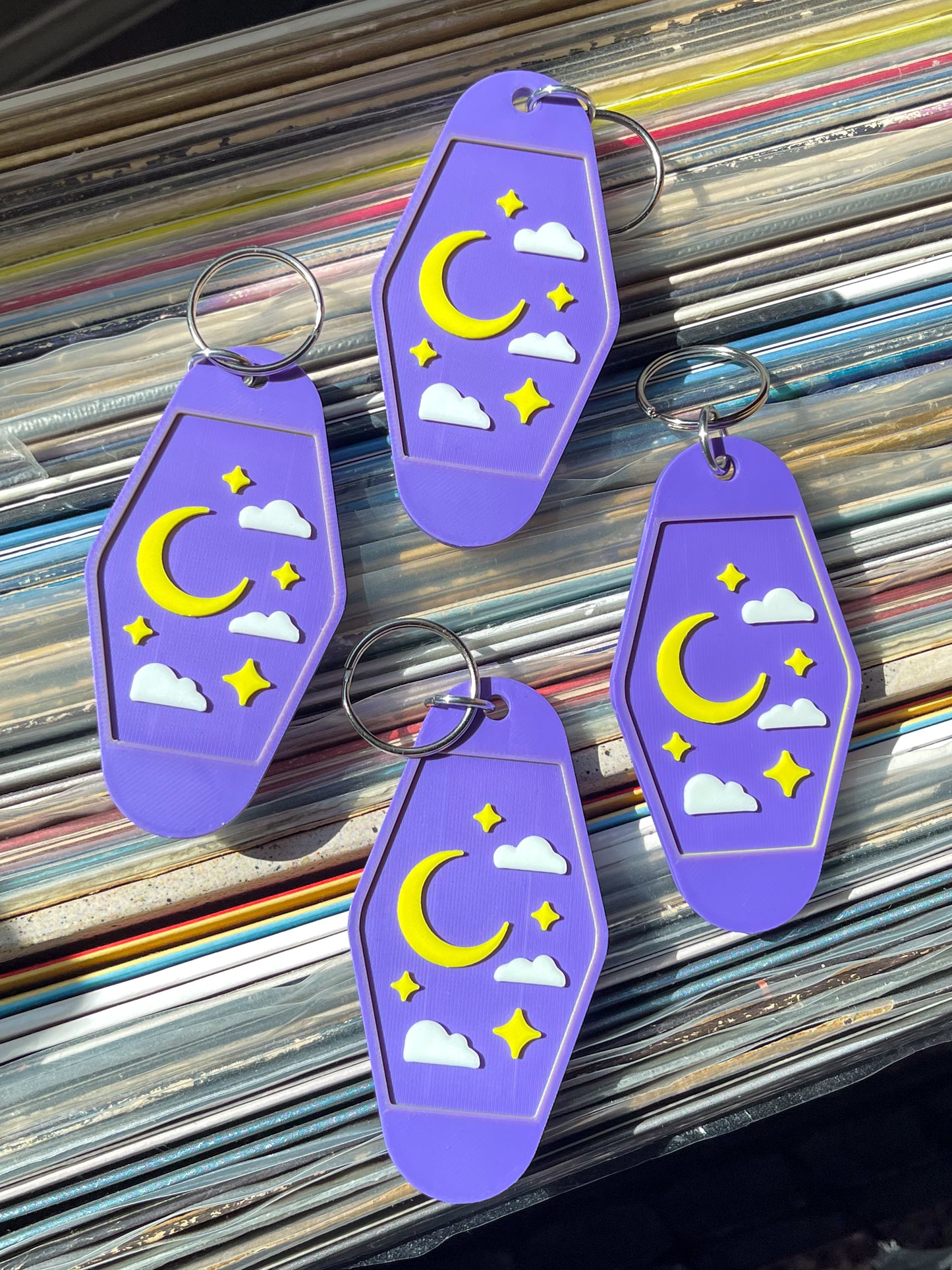 Moon Motel Keychain