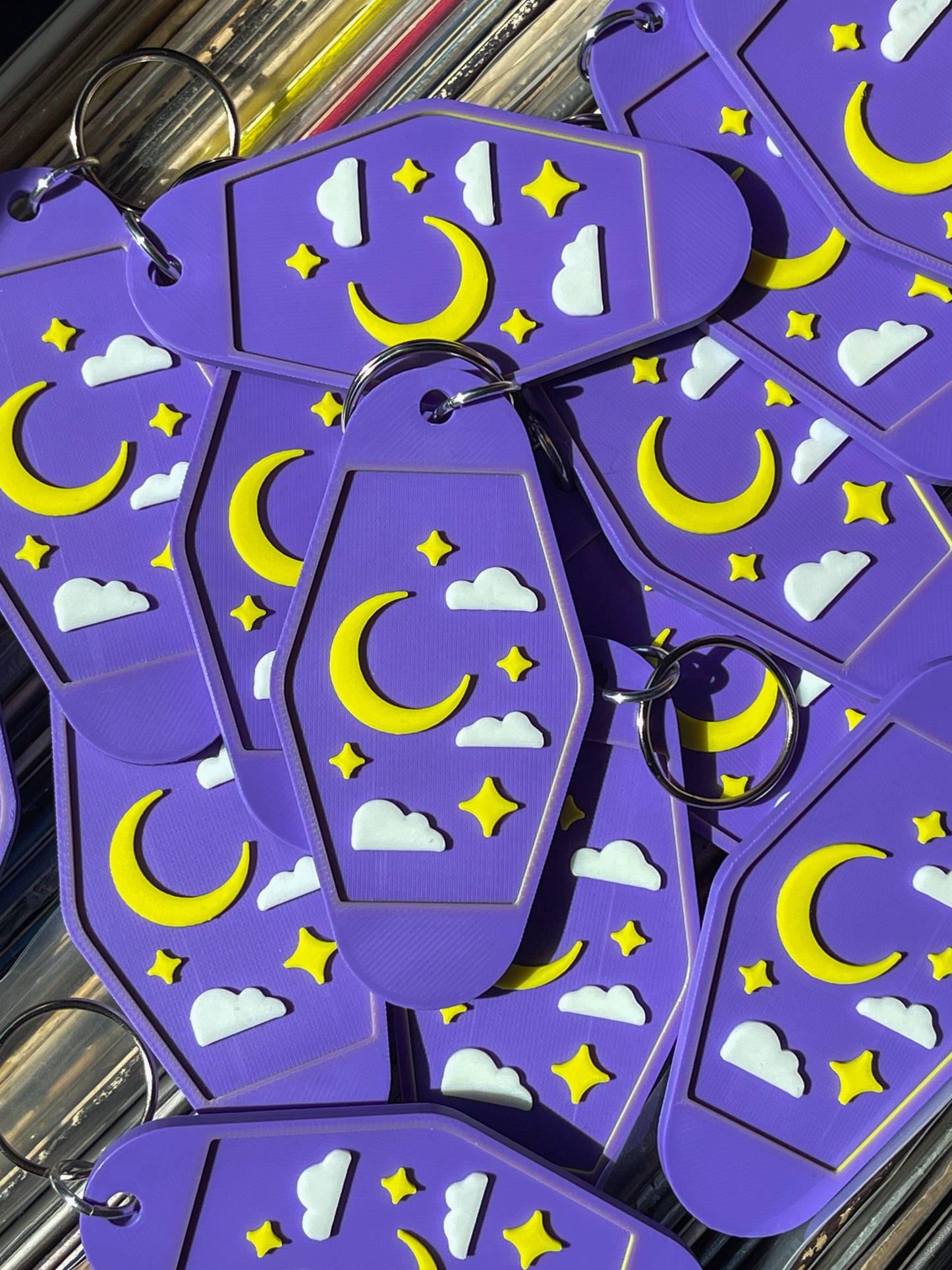 Moon Motel Keychain