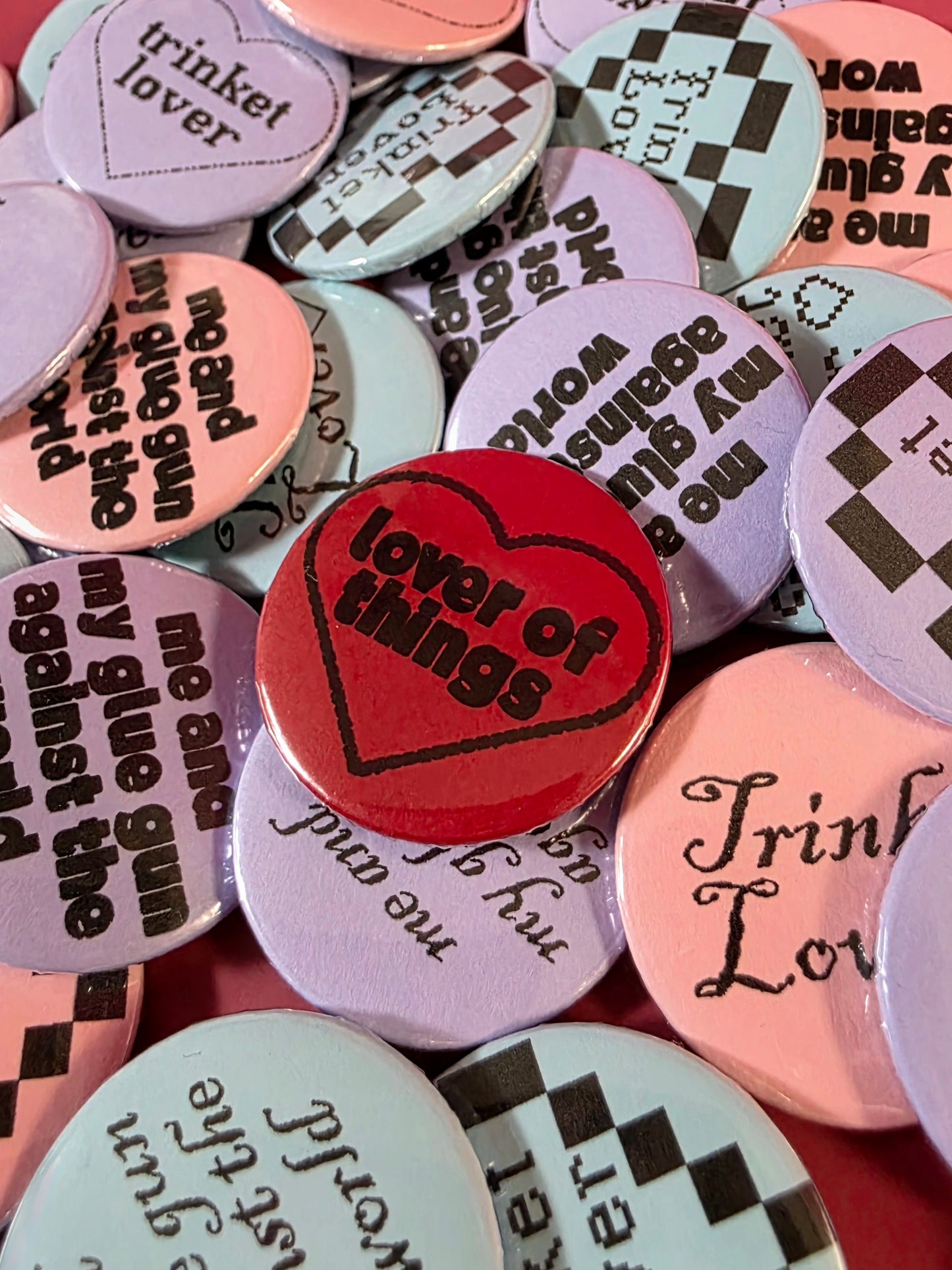 Lover of Things Buttons
