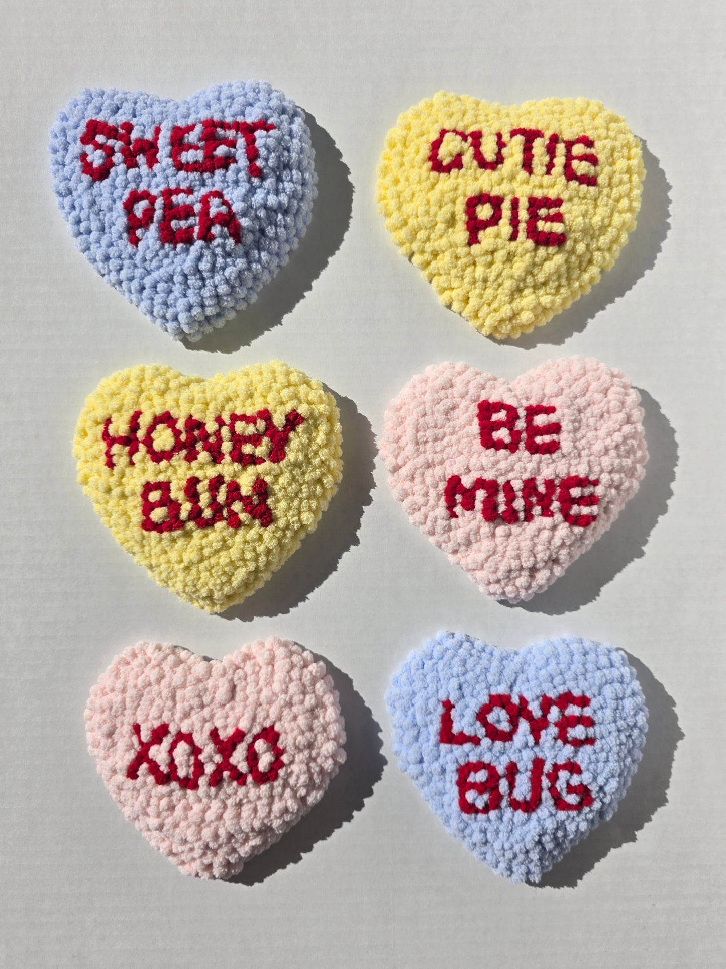 Conversation Heart Wall Hanging