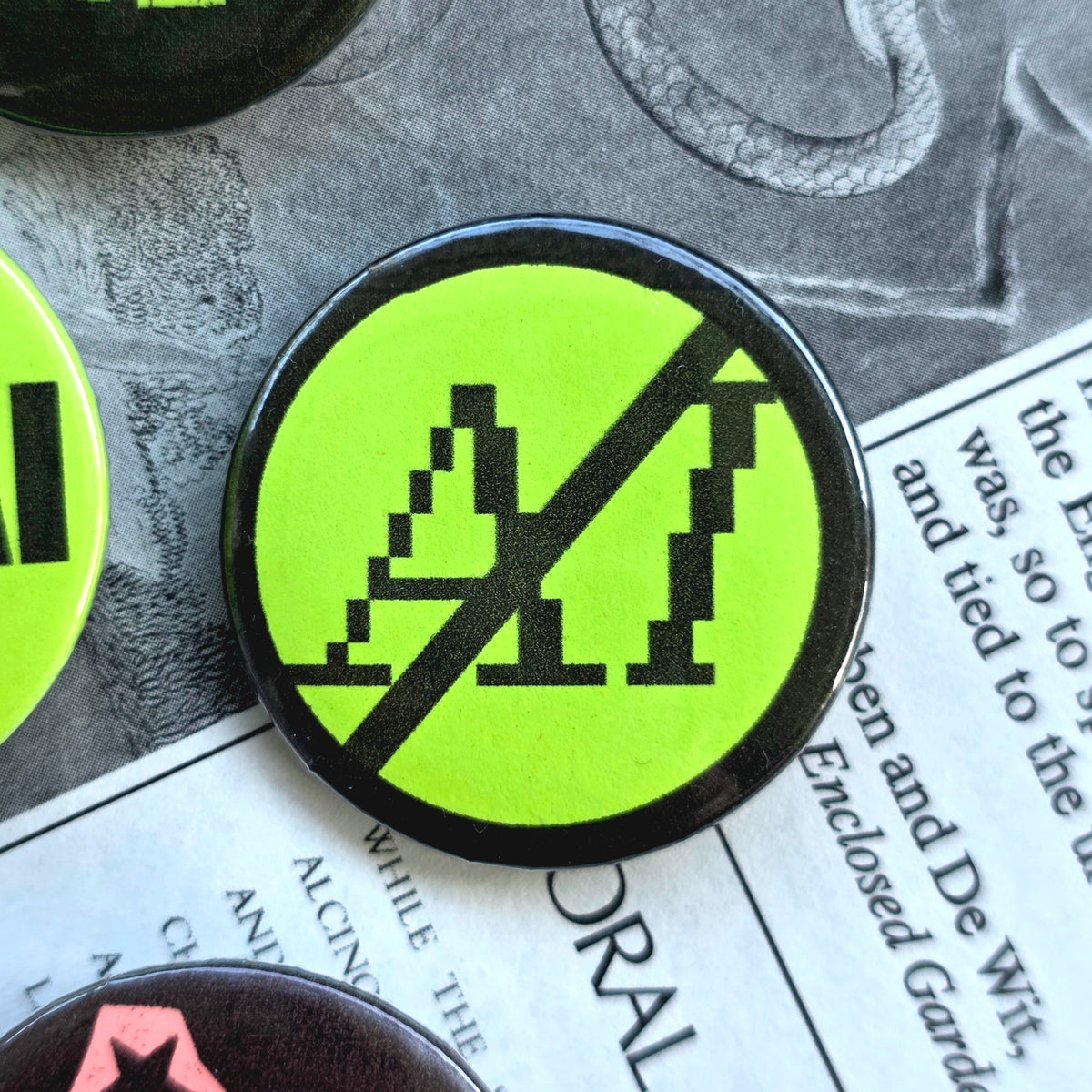Anti AI Buttons