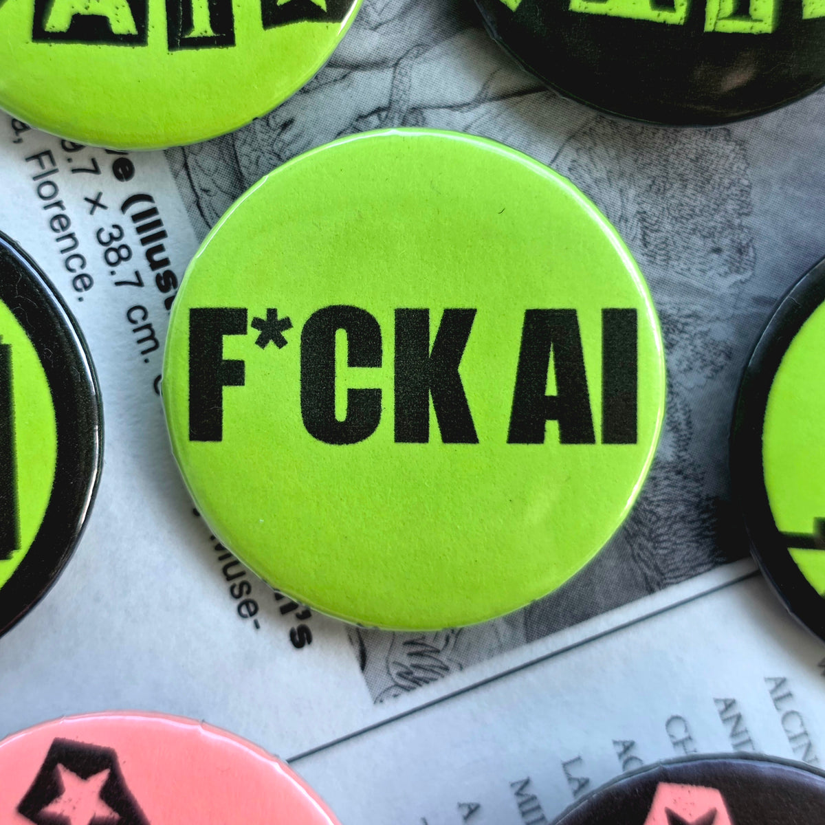 Anti AI Buttons