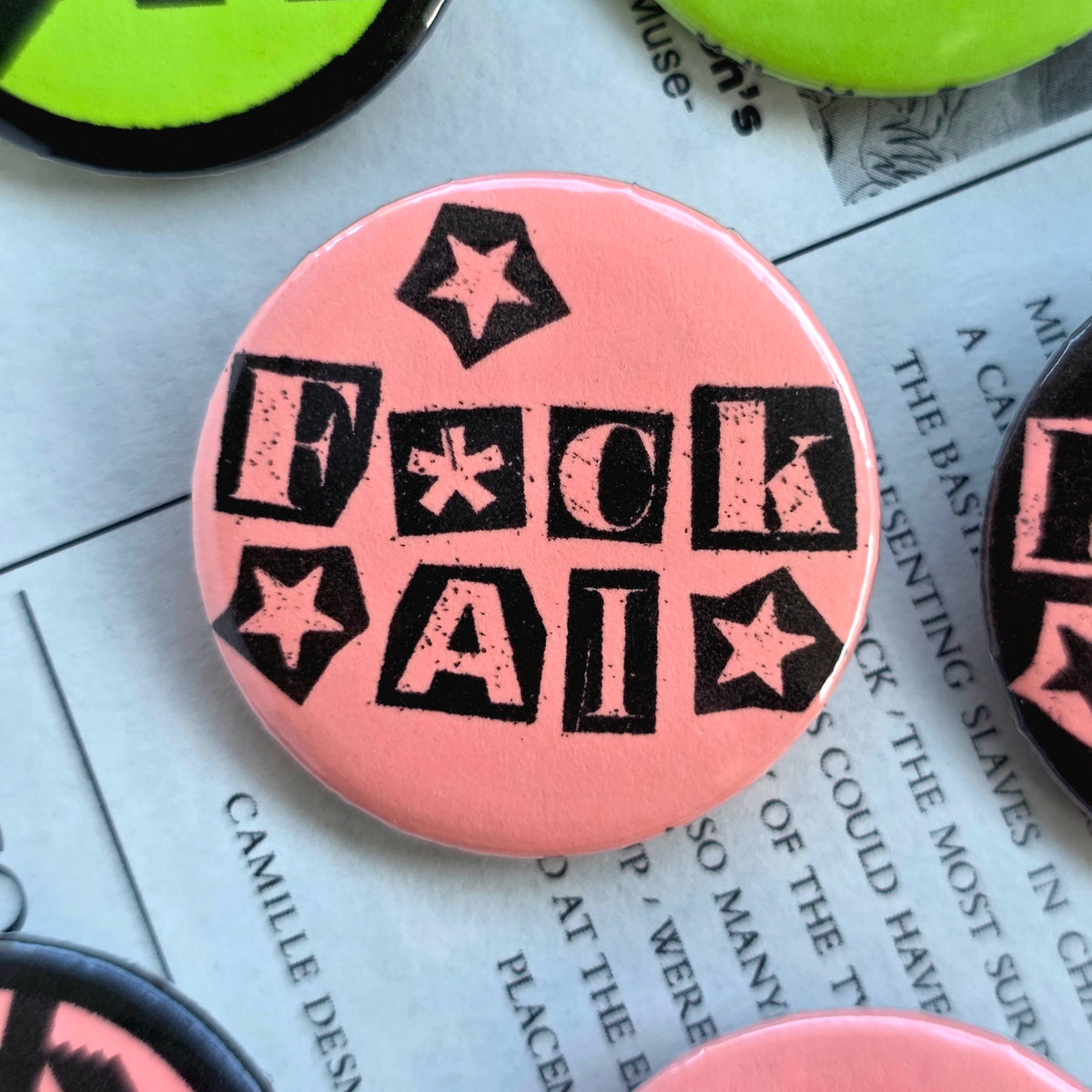 Anti AI Buttons