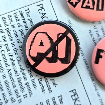 Anti AI Buttons