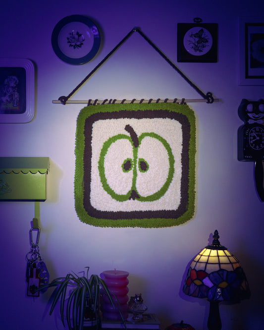 PREORDER Apple Half Punch Needle Wall Hanging