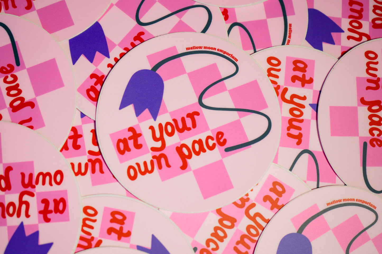 At Your Own Pace Sticker