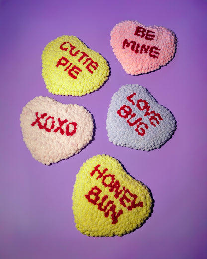 Conversation Heart Wall Hanging
