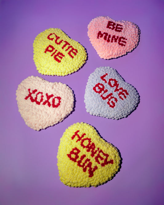 Conversation Heart Wall Hanging