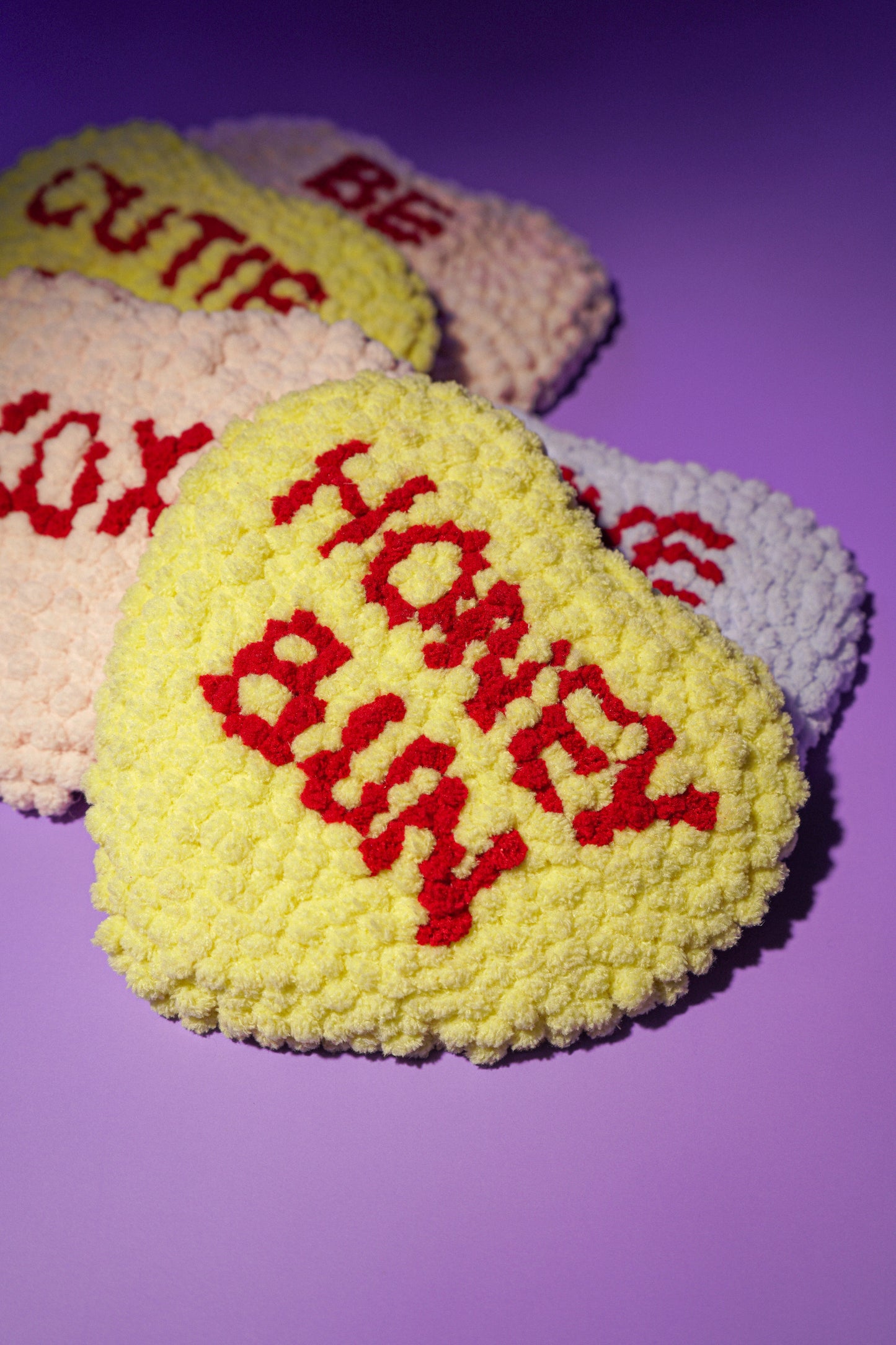 Conversation Heart Wall Hanging