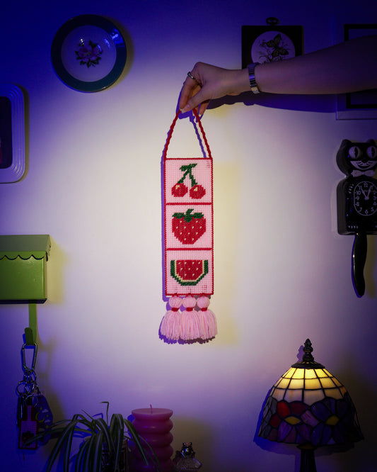 Fruity Needlepoint Wall Hanging