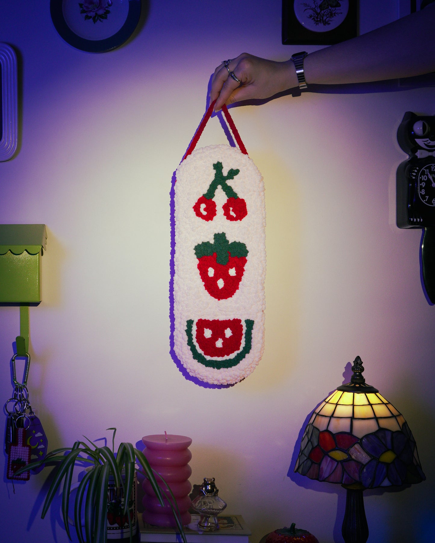 PREORDER Fruity Punch Needle Wall Hanging