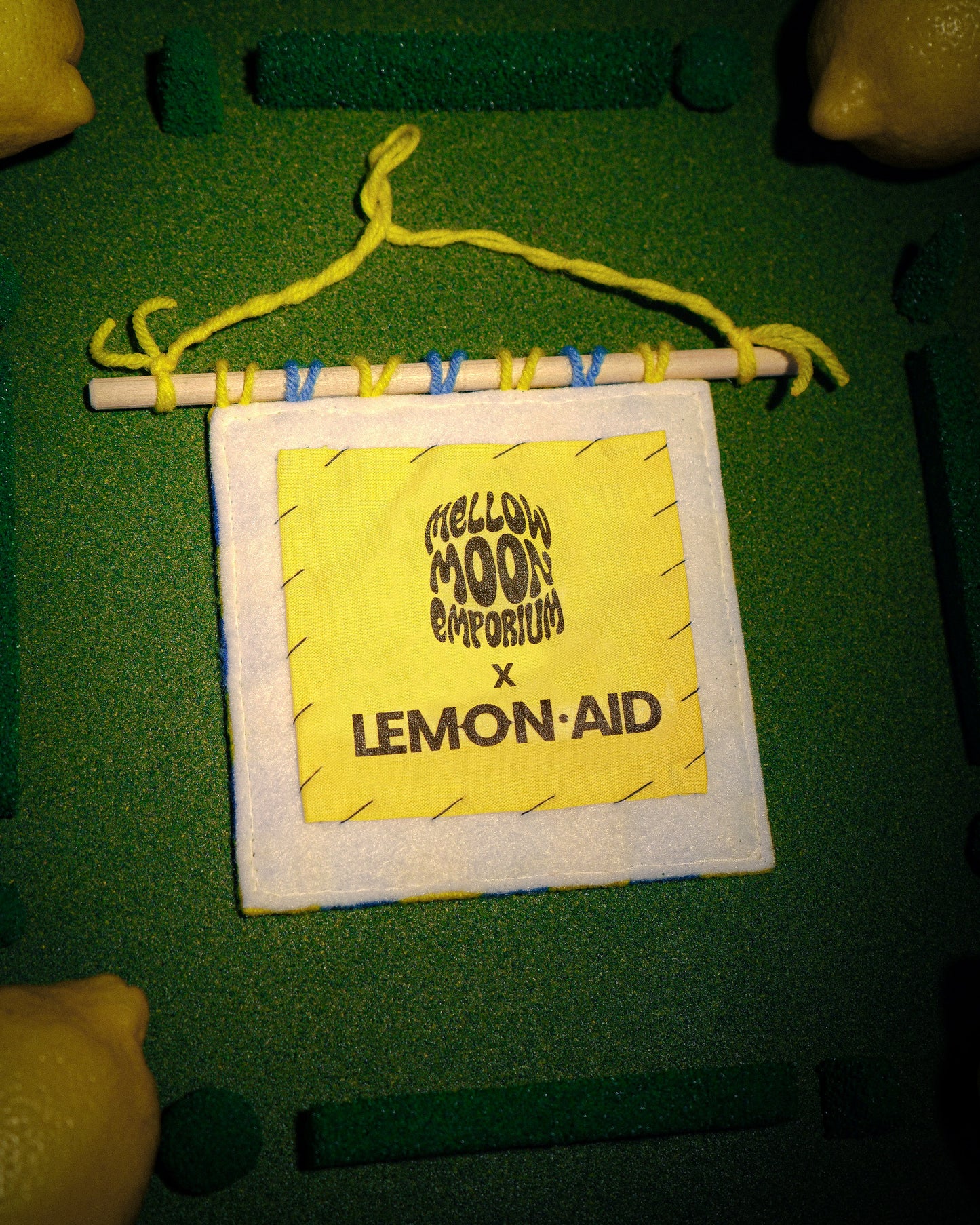 Lemon Needlepoint Wall Hanging