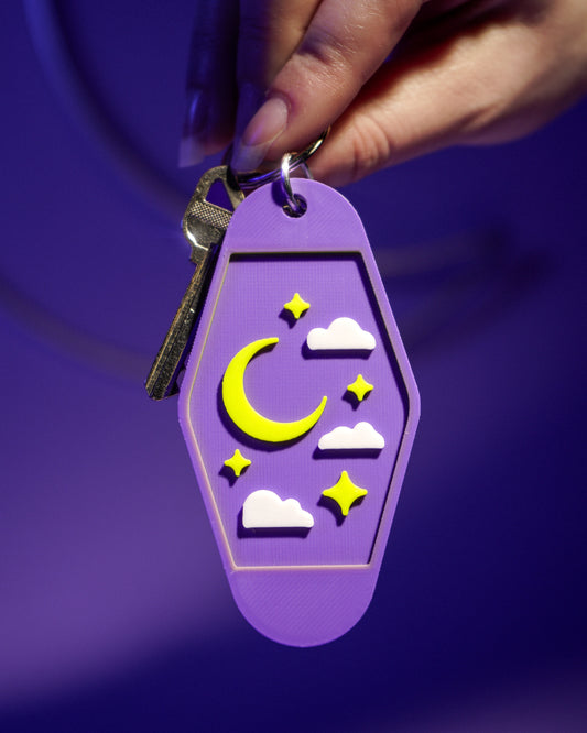 Moon Motel Keychain