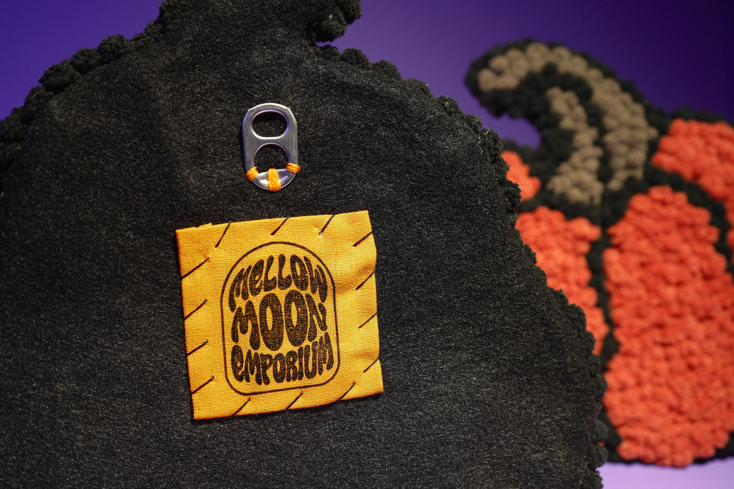 Pumpkin Punch Needle Wall Hanging