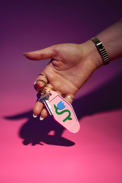 Tulip Motel Keychain
