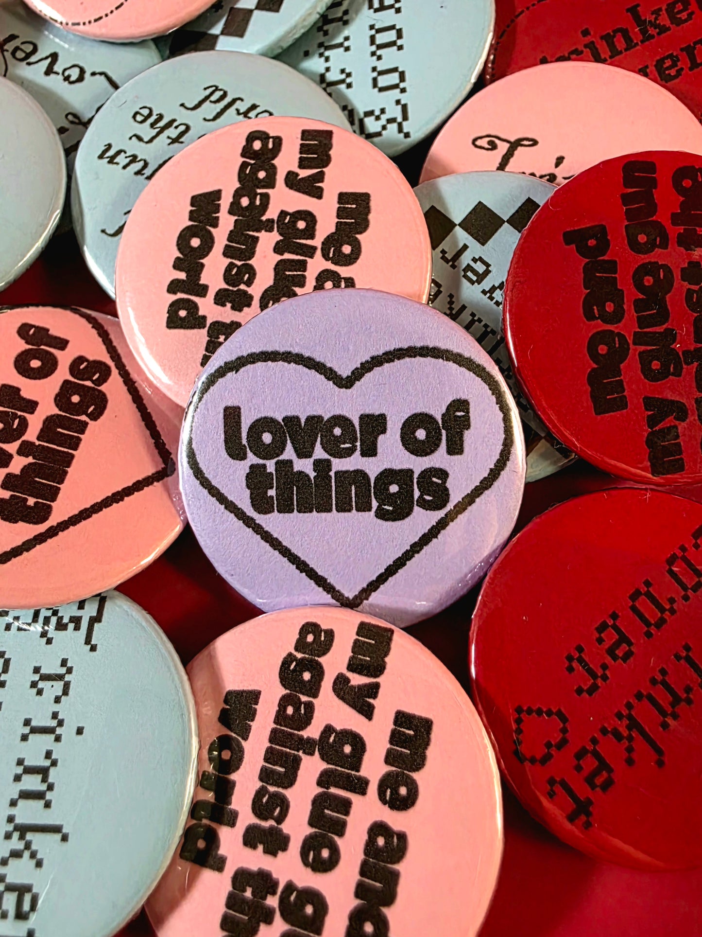 Lover of Things Buttons