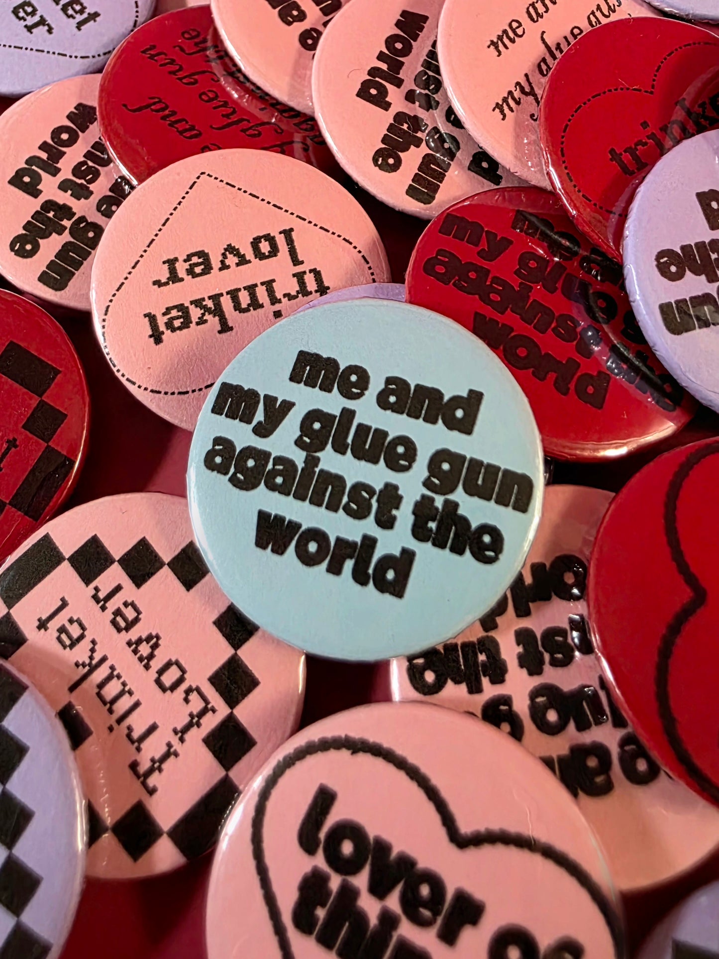 Me & My Glue Gun Buttons