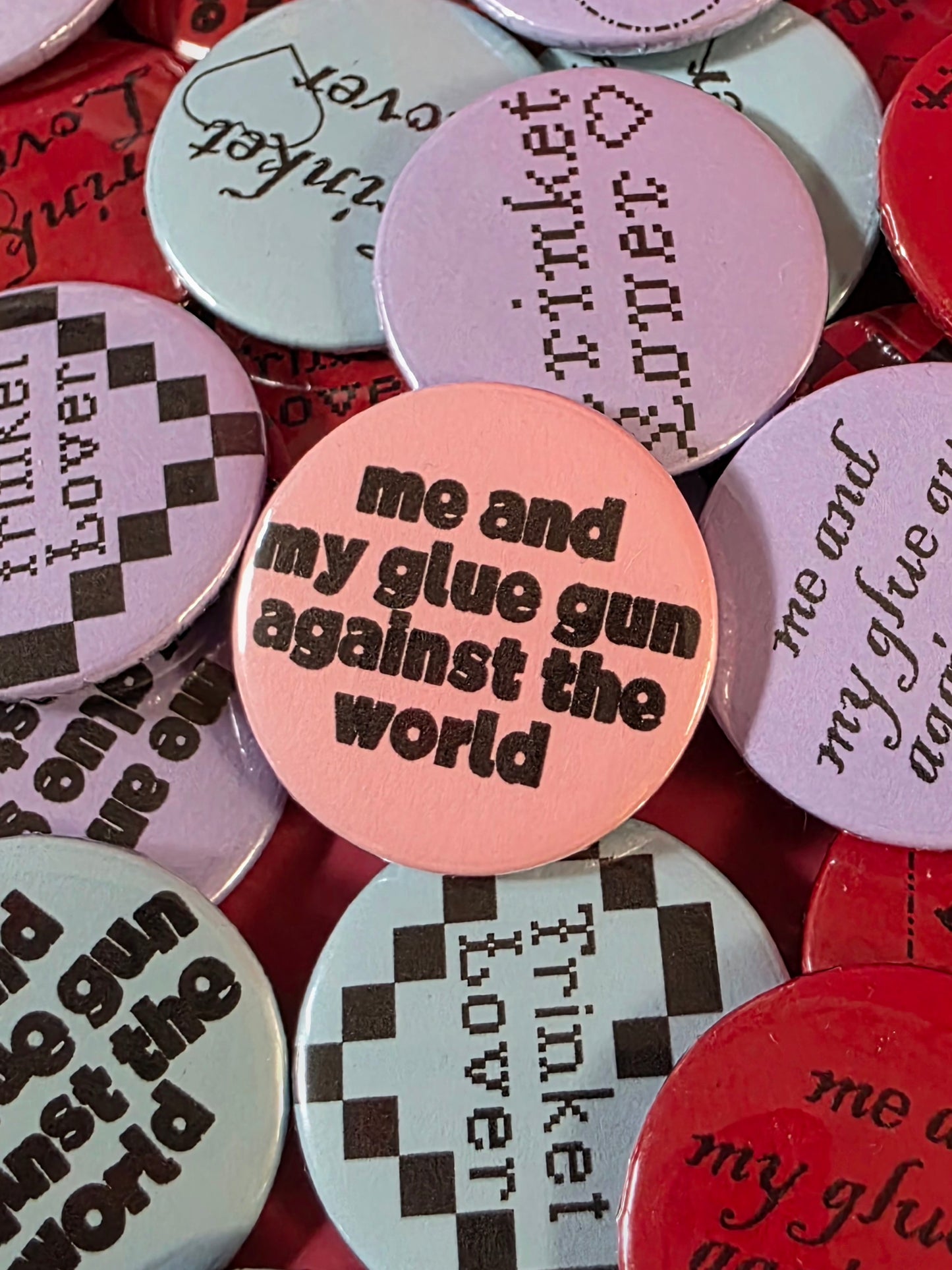 Me & My Glue Gun Buttons