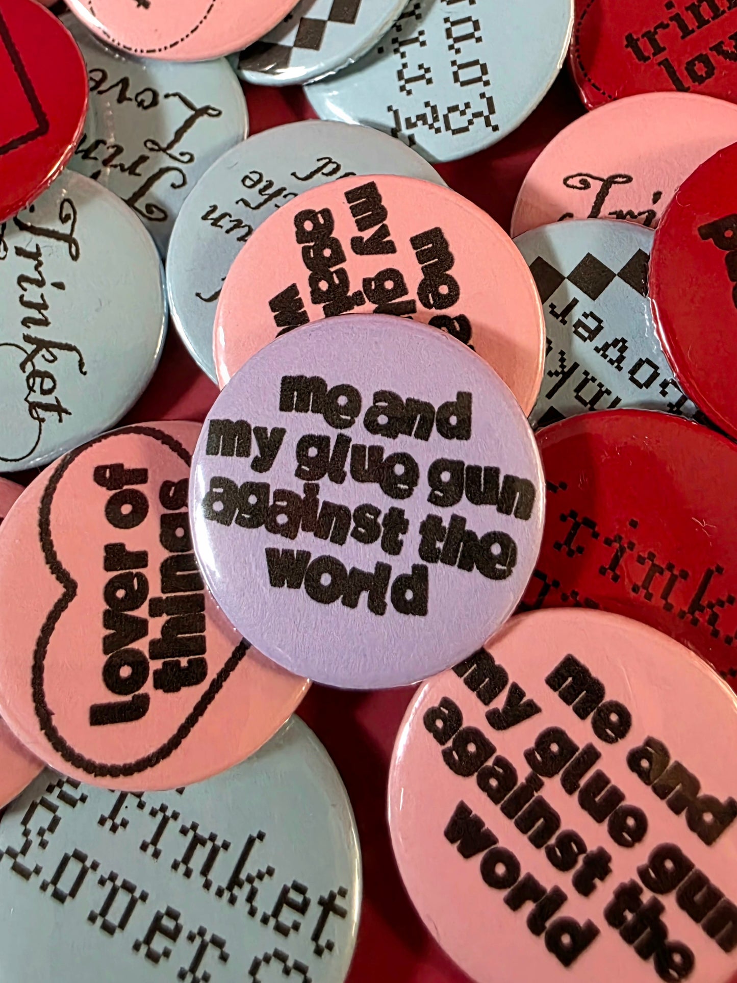 Me & My Glue Gun Buttons