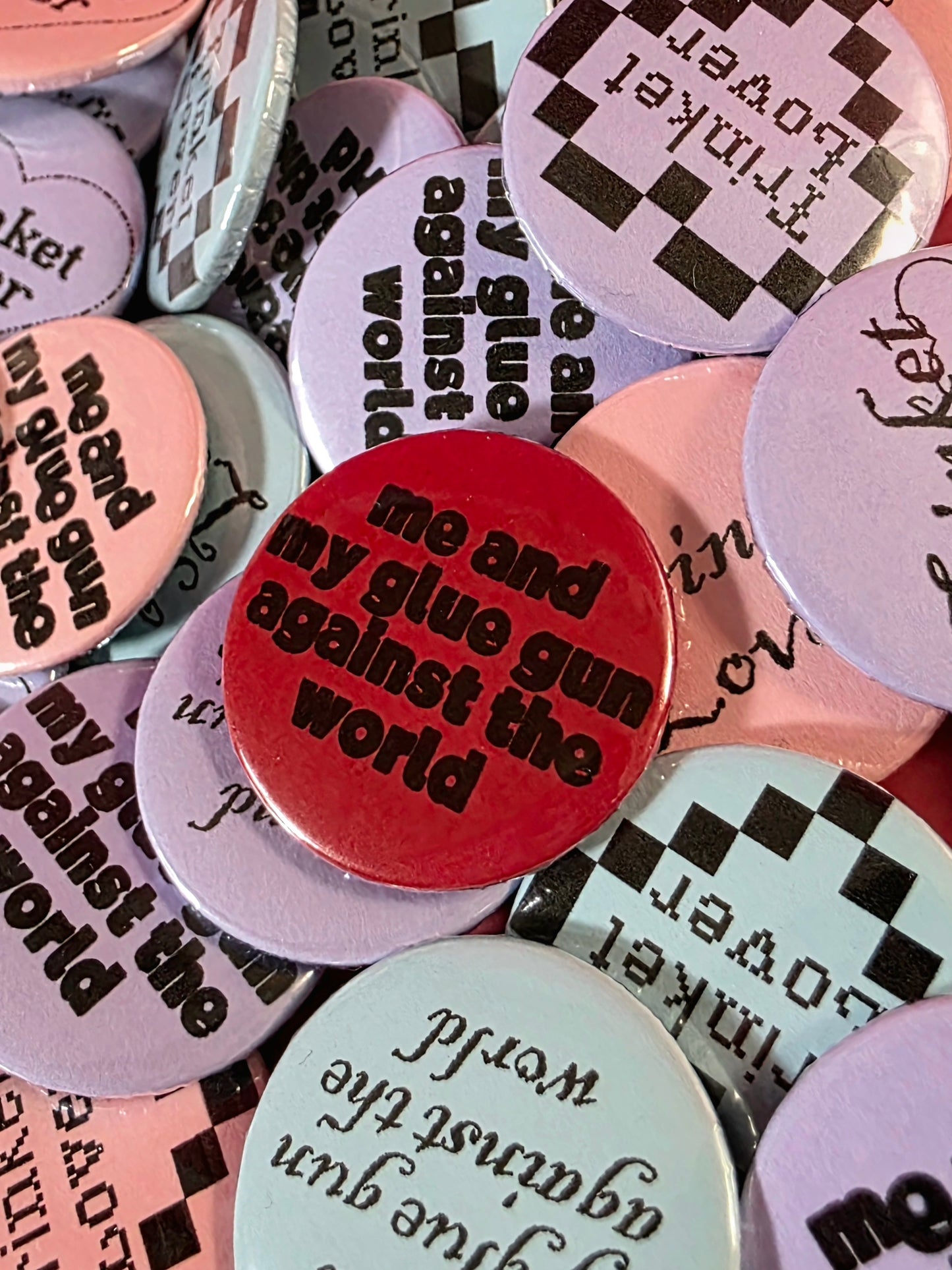 Me & My Glue Gun Buttons