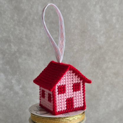 Needlepoint House Ornament