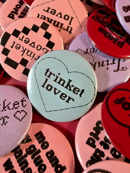 Trinket Lover Buttons