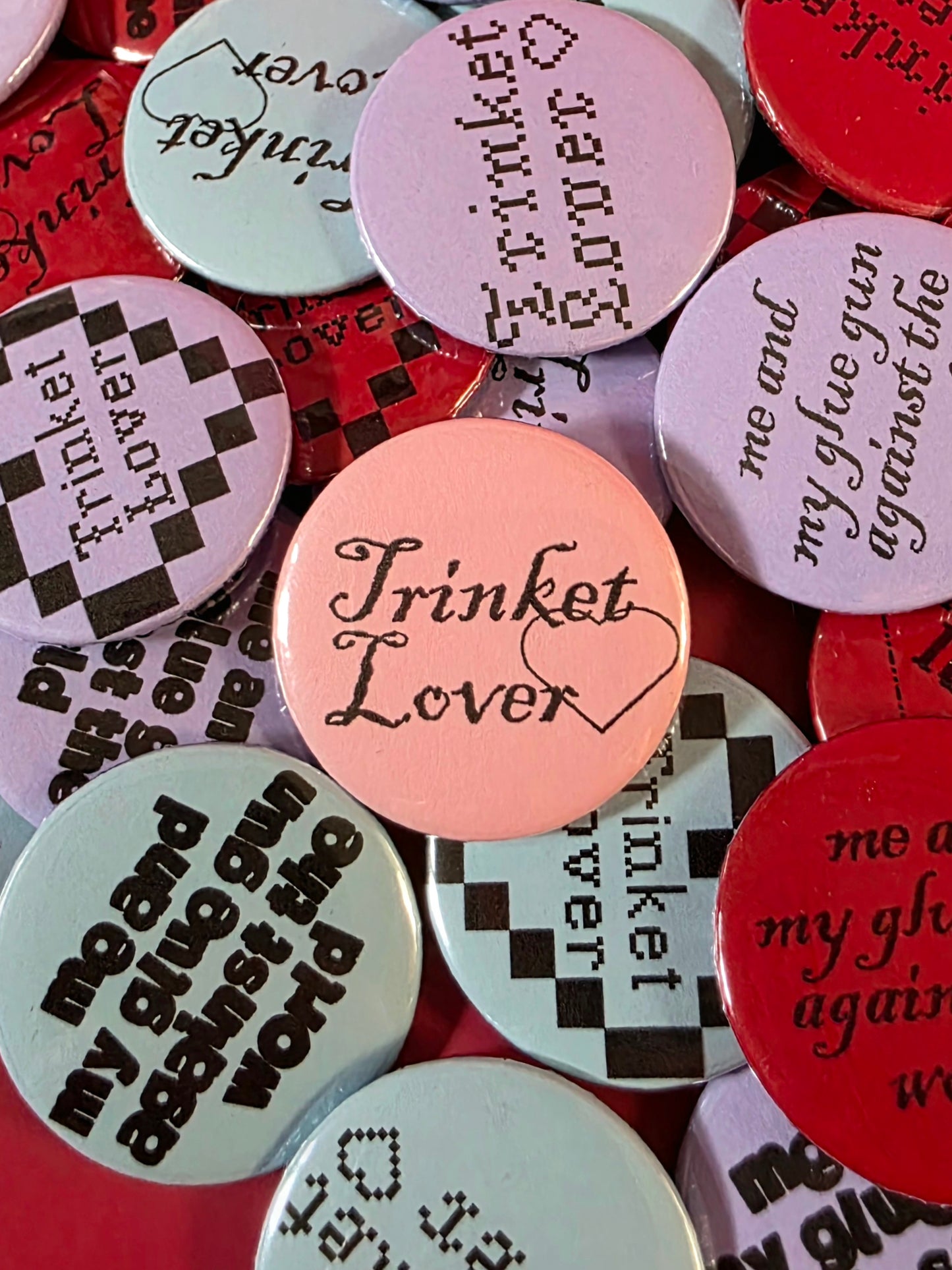 Trinket Lover Buttons