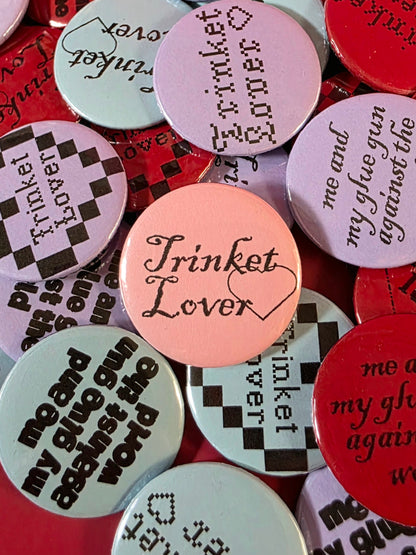 Trinket Lover Buttons