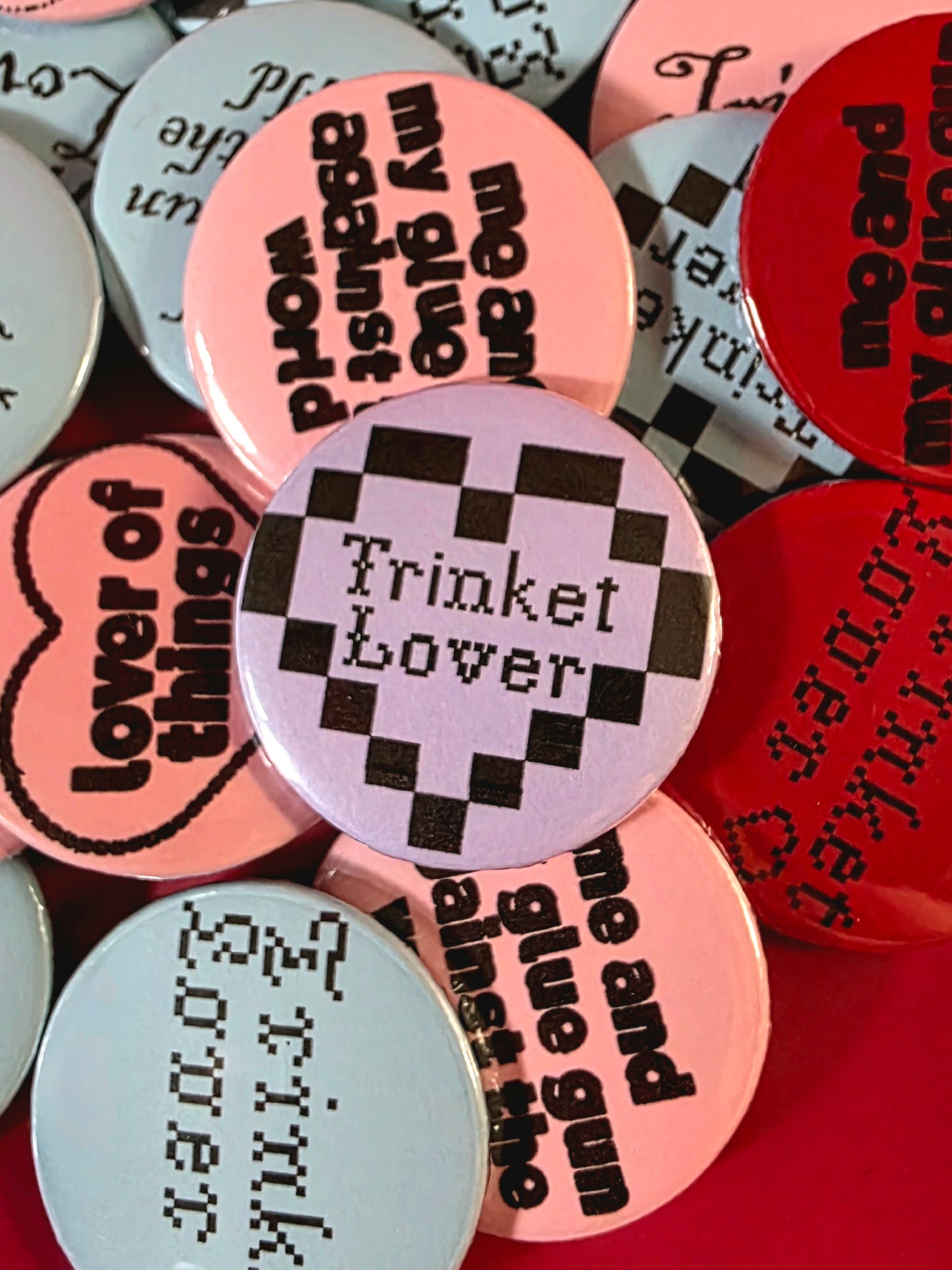 Trinket Lover Buttons