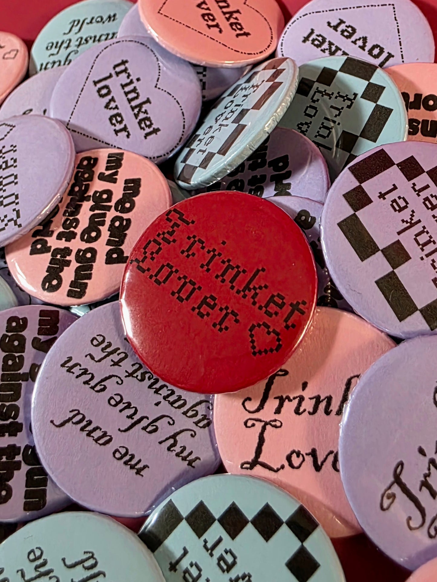 Trinket Lover Buttons